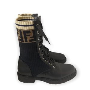 Authentic Fendi Combat Boots